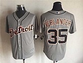 Majestic Detroit Tigers #35 Justin Verlander Gray Stitched Majestic Baseball Jersey,baseball caps,new era cap wholesale,wholesale hats